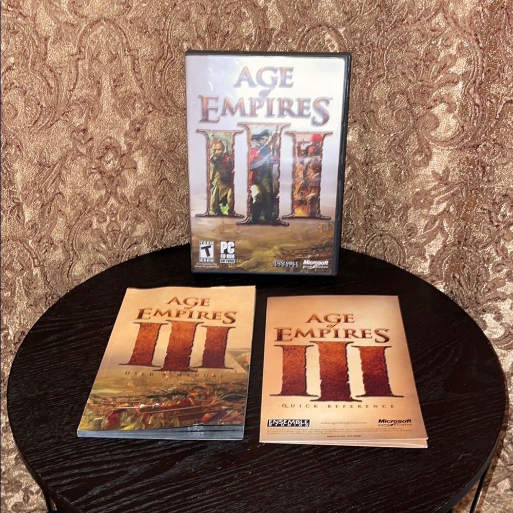 Microsoft Game Studios Age of Empires III PC Game Set.  Rated TEEN.